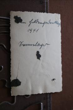 Preview: altes Foto - Kranzniederlegung am Ehrendenkmal - Sennelager ??? 1941